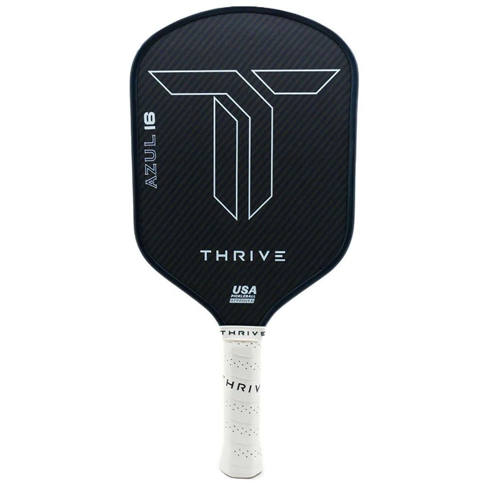 Thrive Azul 16mm Carbon/Aramid Thermoformed Custom Weighted Pickleball Paddle – Includes Custom Lead Weighting System and Custom Weight Card (Medium Light - 116 Swing Weight)