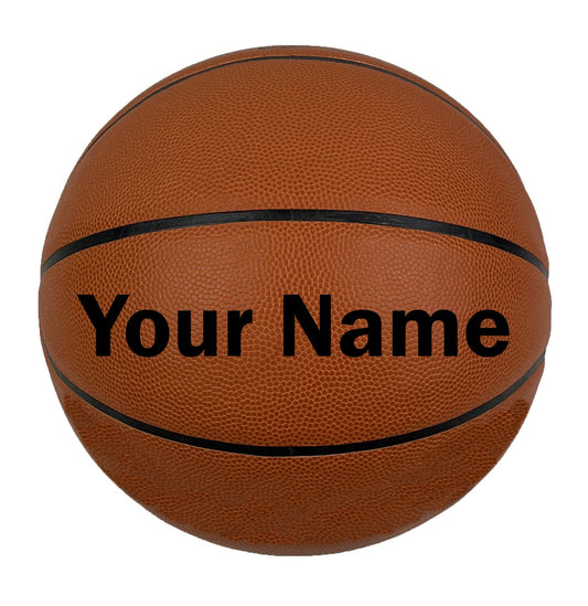 HAMMET Customized Personalized Basketball Multiple Colors Custom Basketball with Your Name or Custom Text (Orange Basketball 28.5" (Boys 9-11 Girls 9+))