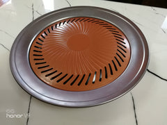 Round Aluminum Alloy Barbecue Grill Pan