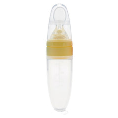 Silicone Baby Food Spoon with Suction Cup