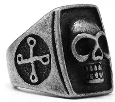 Custom Vintage Stainless Steel Ring