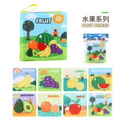 3D Fabric Baby Book - Early Education Toy with Animals