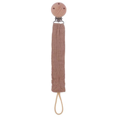 Beech Pacifier Clip for Soothing Baby - Cotton & Hemp