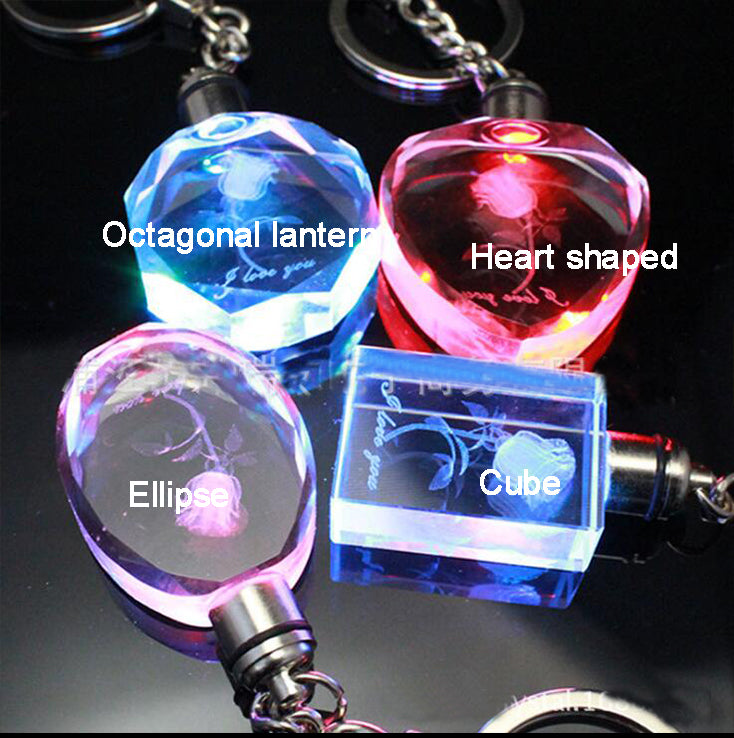 Personalized Custom Crystal Keychain