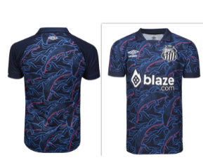 Santos III 23/24 Jersey - Blue (Custom Made, One Piece)