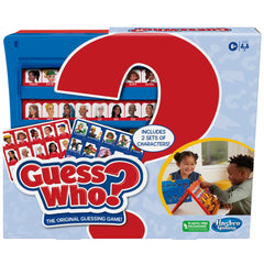 Hasbro Gaming Guess Who? OriginalEasy to Load FrameDouble-Sided Character Sheet2 Player Board Games for KidsGuessing Games for FamiliesAges 6 and Up
