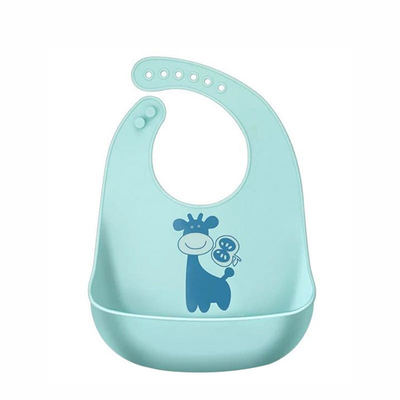 Three-Dimensional Silicone Bib and Rice Bowl Set