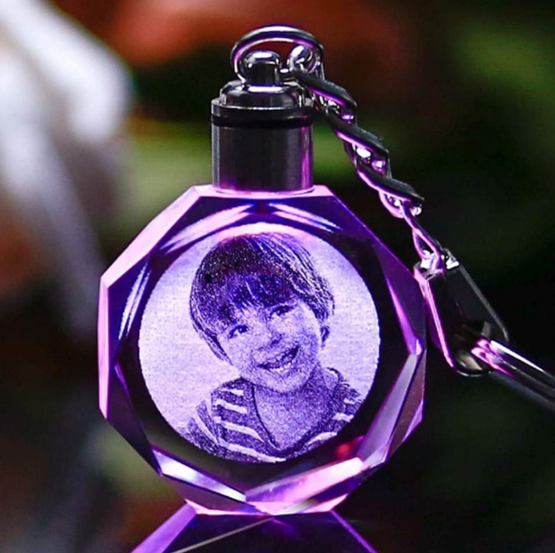 Personalized Custom Crystal Keychain