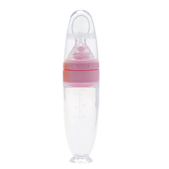 Silicone Baby Food Spoon with Suction Cup