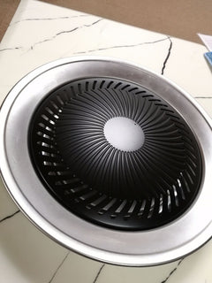 Round Aluminum Alloy Barbecue Grill Pan