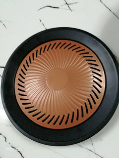 Round Aluminum Alloy Barbecue Grill Pan