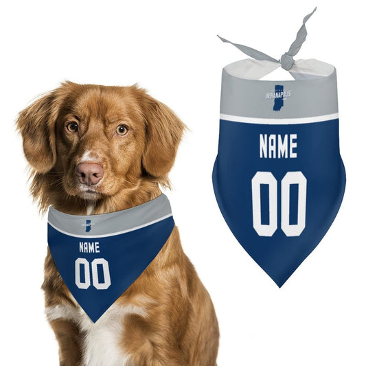 Custom Dog Scarf Custom Number Name Pet Bandana Personalized Football Dog Bandana Make Your Own Bandana Customized Bandana…