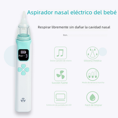 Electric Nasal Aspirator for Infants with Soft Silicone Tip