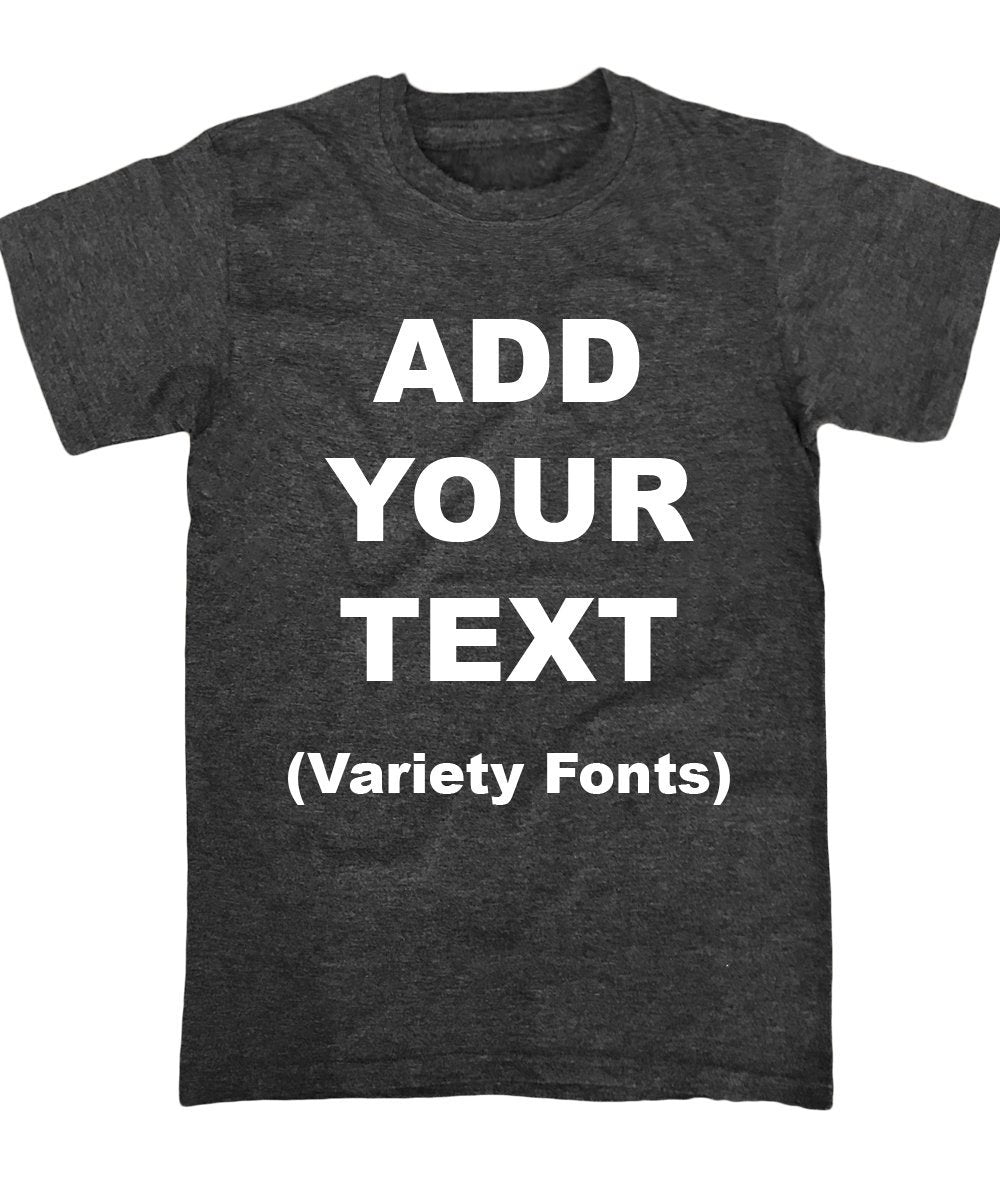 Personalized Ultra-Soft Cotton Tee — Custom Text Unisex T-Shirt