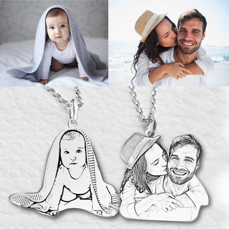 Personalized Custom Photo Necklace